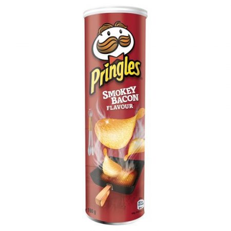 Pringles Smokey Bacon 190G – Vegan Food UK