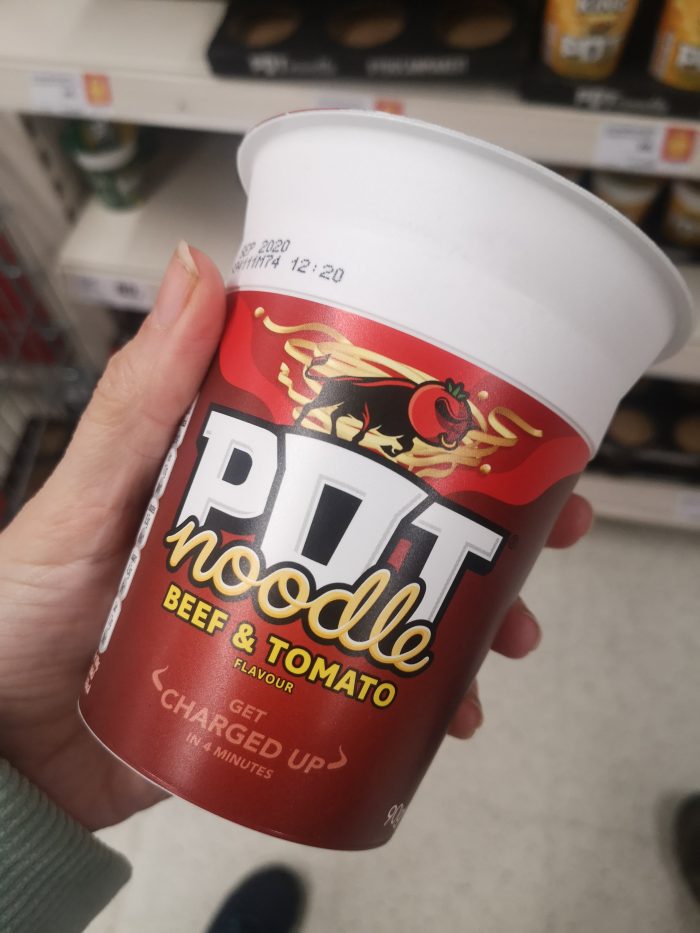 Pot Noodle Beef & Tomato 90G | Vegan Food UK