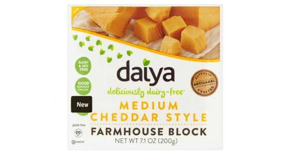 Daiya Medium Cheddar Style Block 200g Vegan Food Uk 