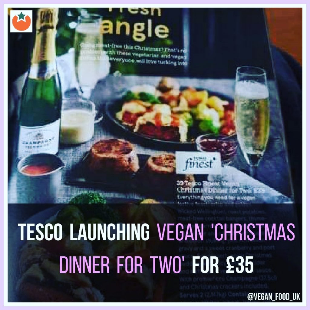 Tesco To Launch Vegan Christmas Dinner For Two Vegan Food UK