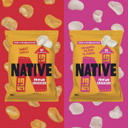 Native pr*wn crackers package
