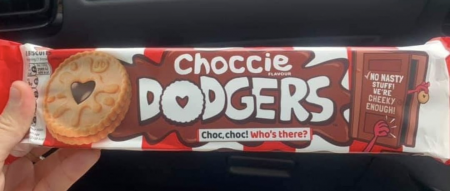 Choccie Dodger packet