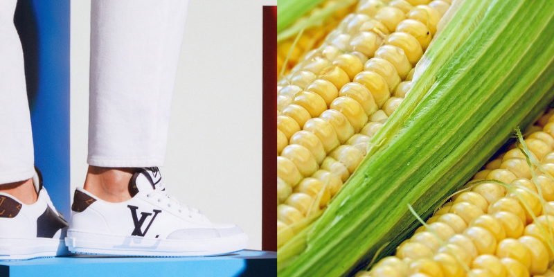 Louis Vuitton's First Sustainable Shoe Is Made With Vegan Corn