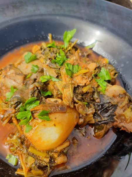 showing what artichoke stew look like