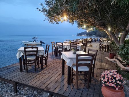a Greek taverna